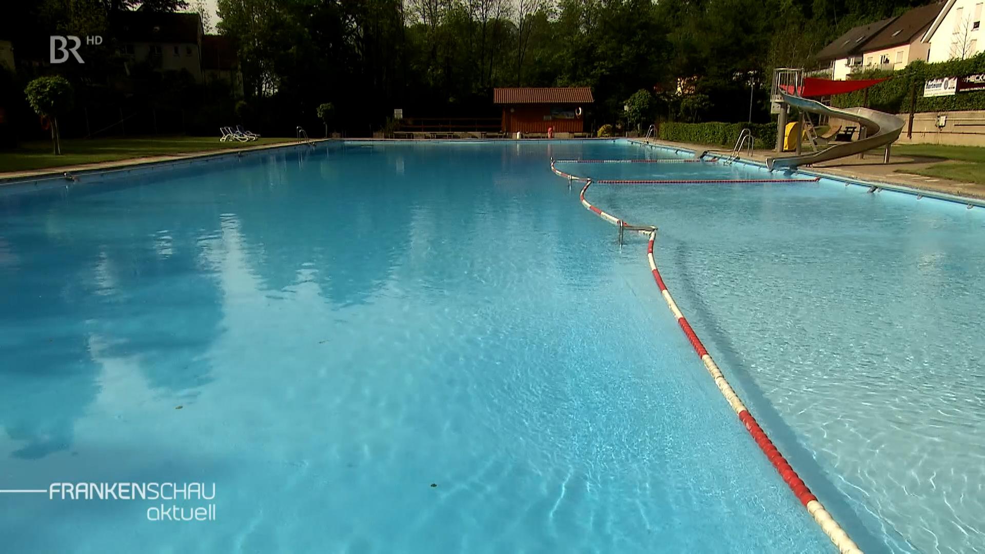 Das Freibad in Gräfenberg.