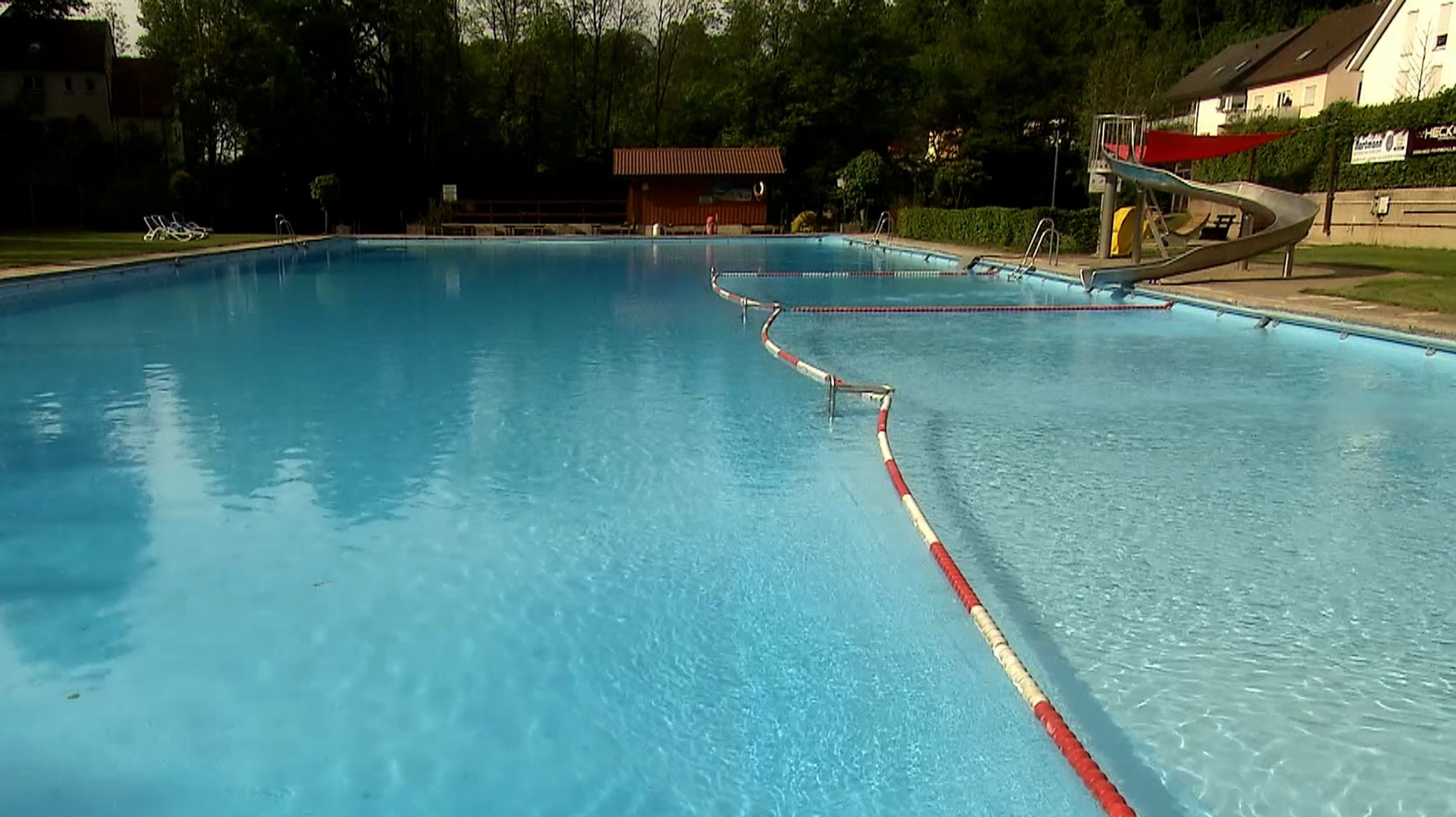 Das Freibad in Gräfenberg.