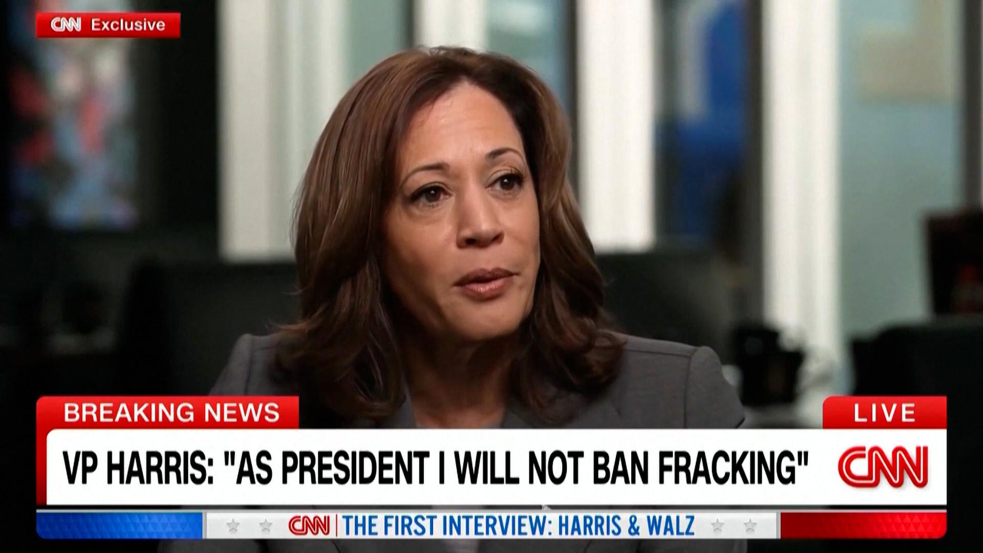 Kamala Harris im ersten TV-Interview bei CNN