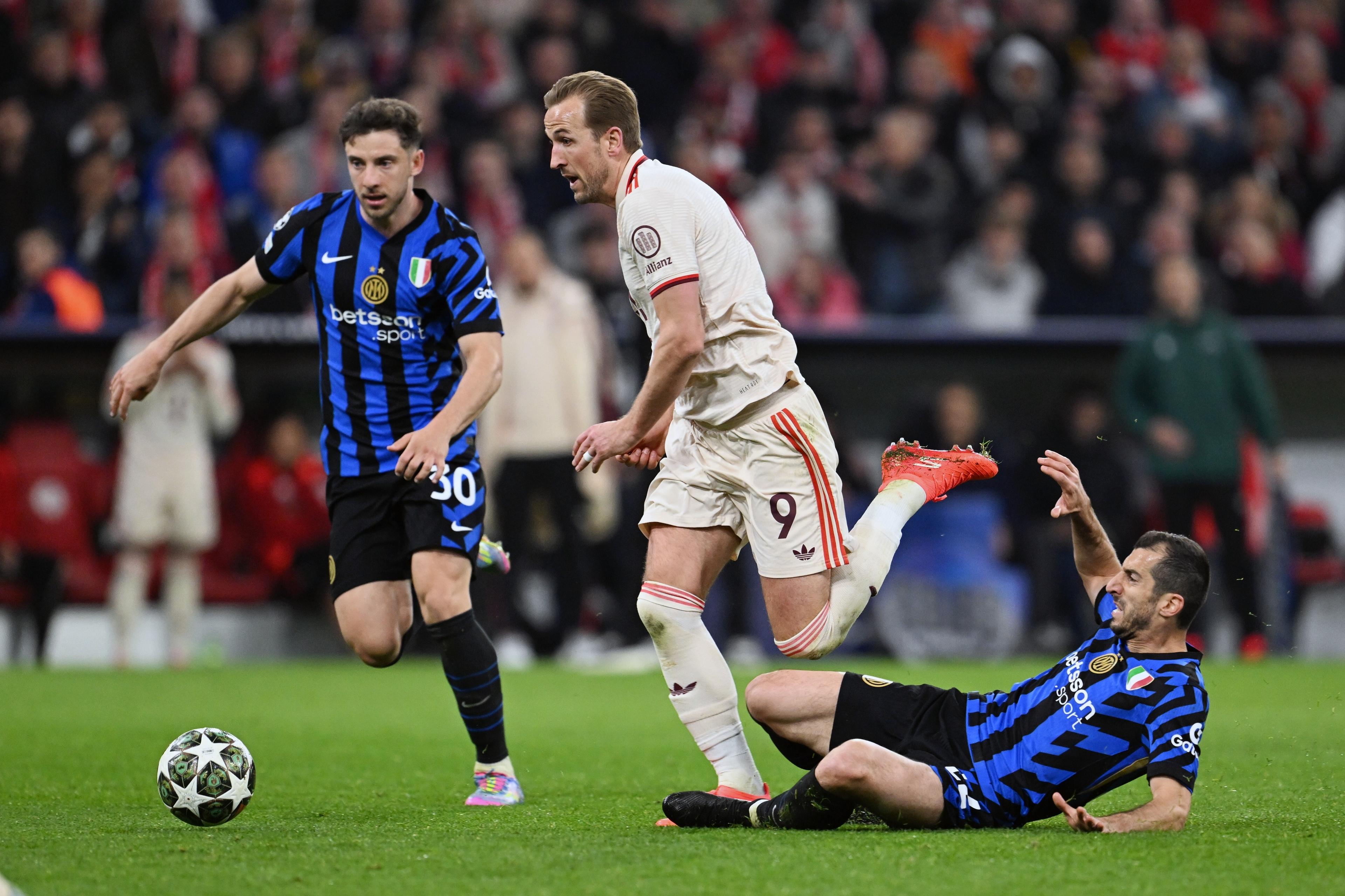 Spielszene FC Bayern München - Inter Mailand