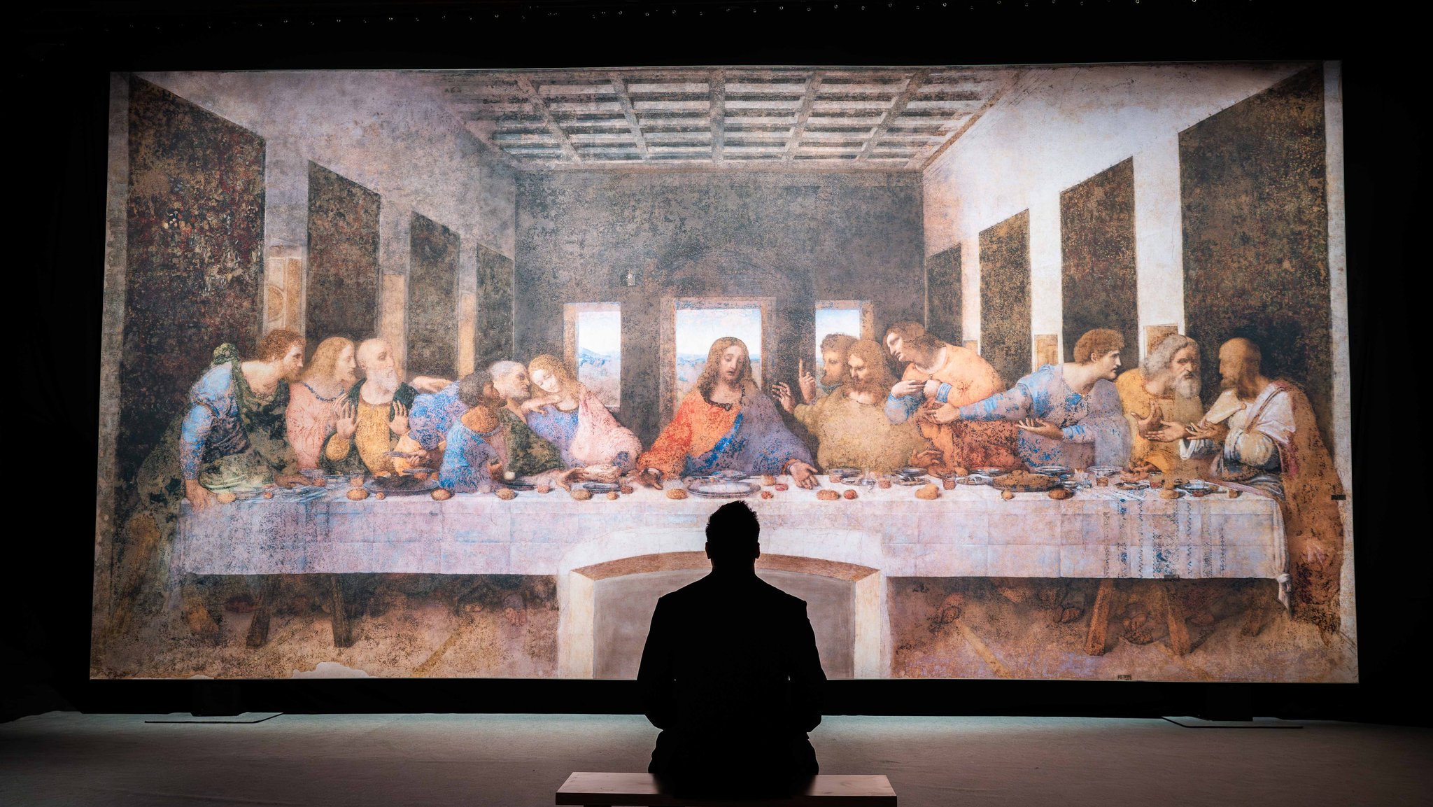 Leonardo da Vincis "Das letzte Abendmahl" als immersive Schau