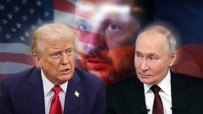 Porträts der drei Präsidenten | Bild: Montage Sven Simon/Picture Alliance Porträts der drei Präsidenten