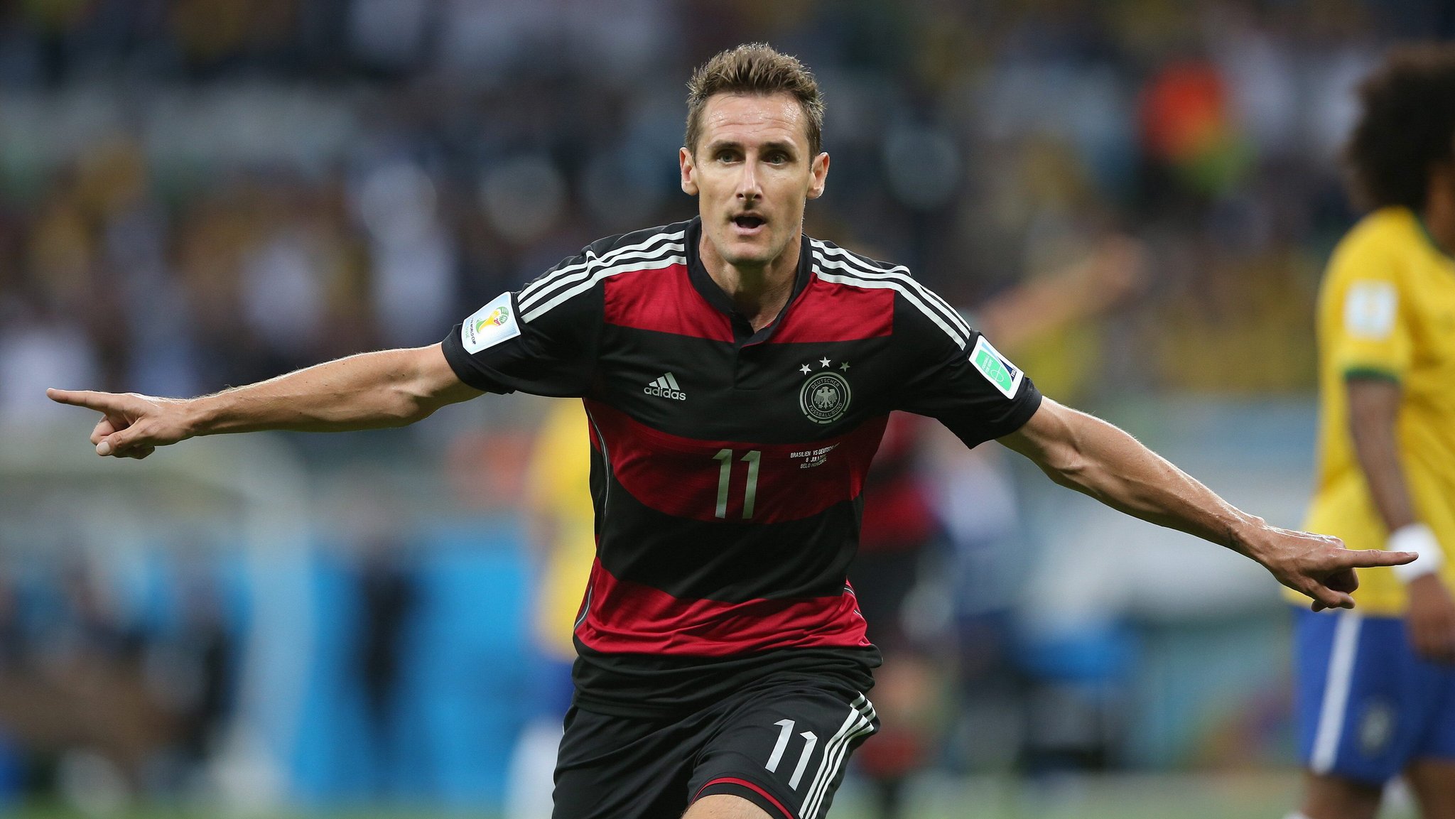 Miroslav Klose hat den WM-Torrekord vor zwölf Jahren ausgerechnet gegen Brasilien gebrochen