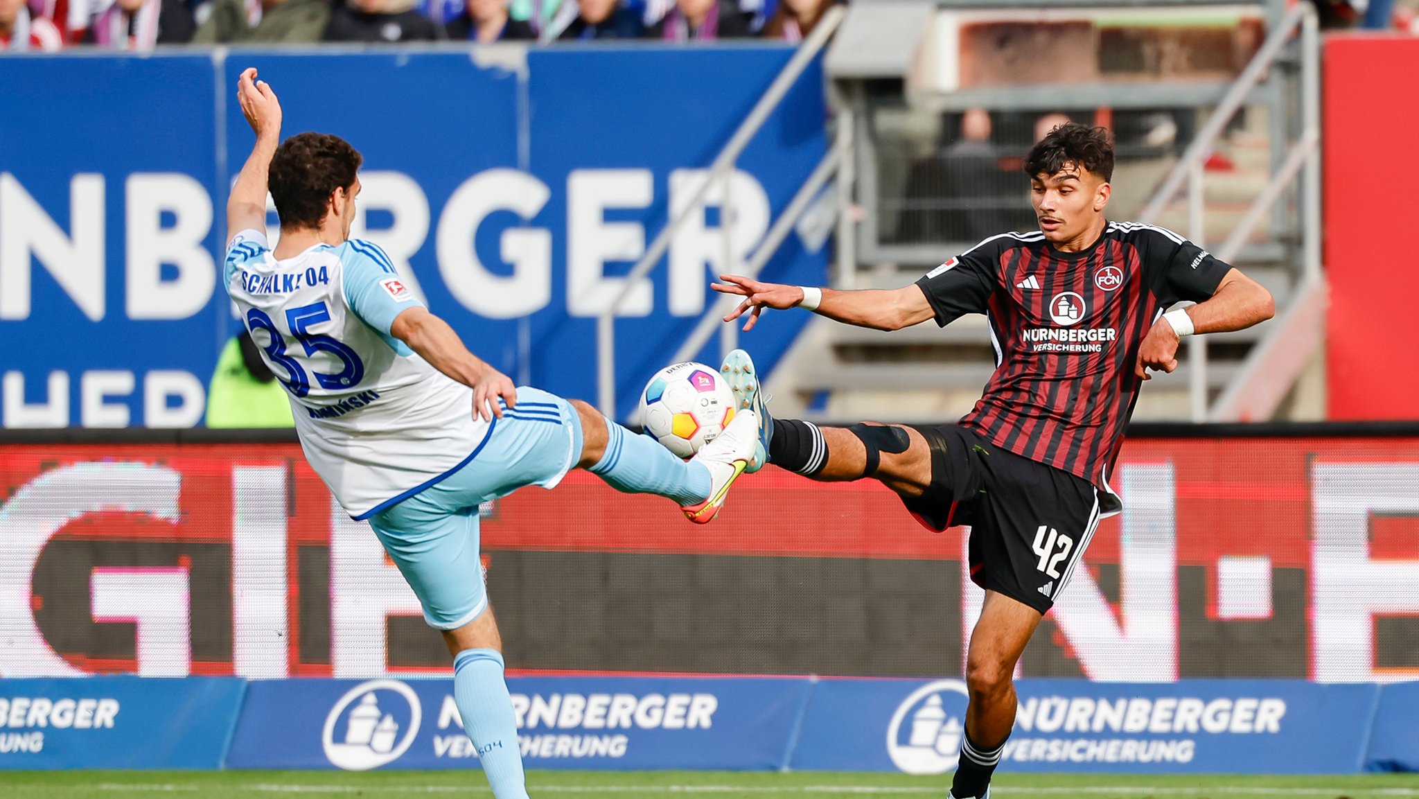 Spielszene 1. FC Nürnberg - Schalke 04