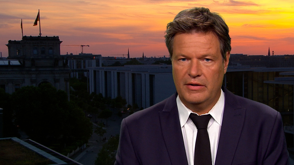 Bundeswirtschaftsminister Robert Habeck im ARD-Tagesthemen-Interview | Bild: BR Bundeswirtschaftsminister Robert Habeck im ARD-Tagesthemen-Interview