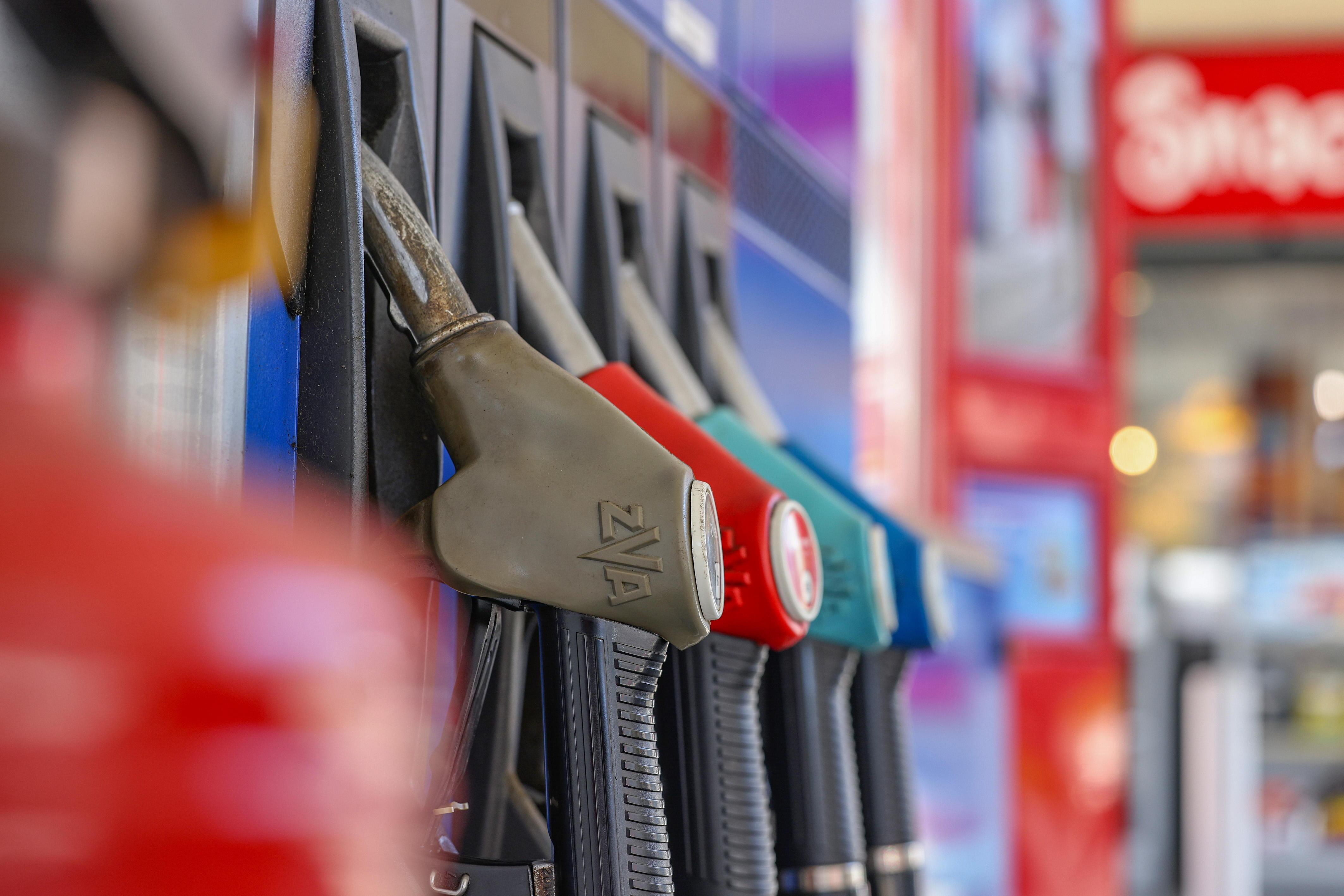 Zapfsäule an Tankstelle