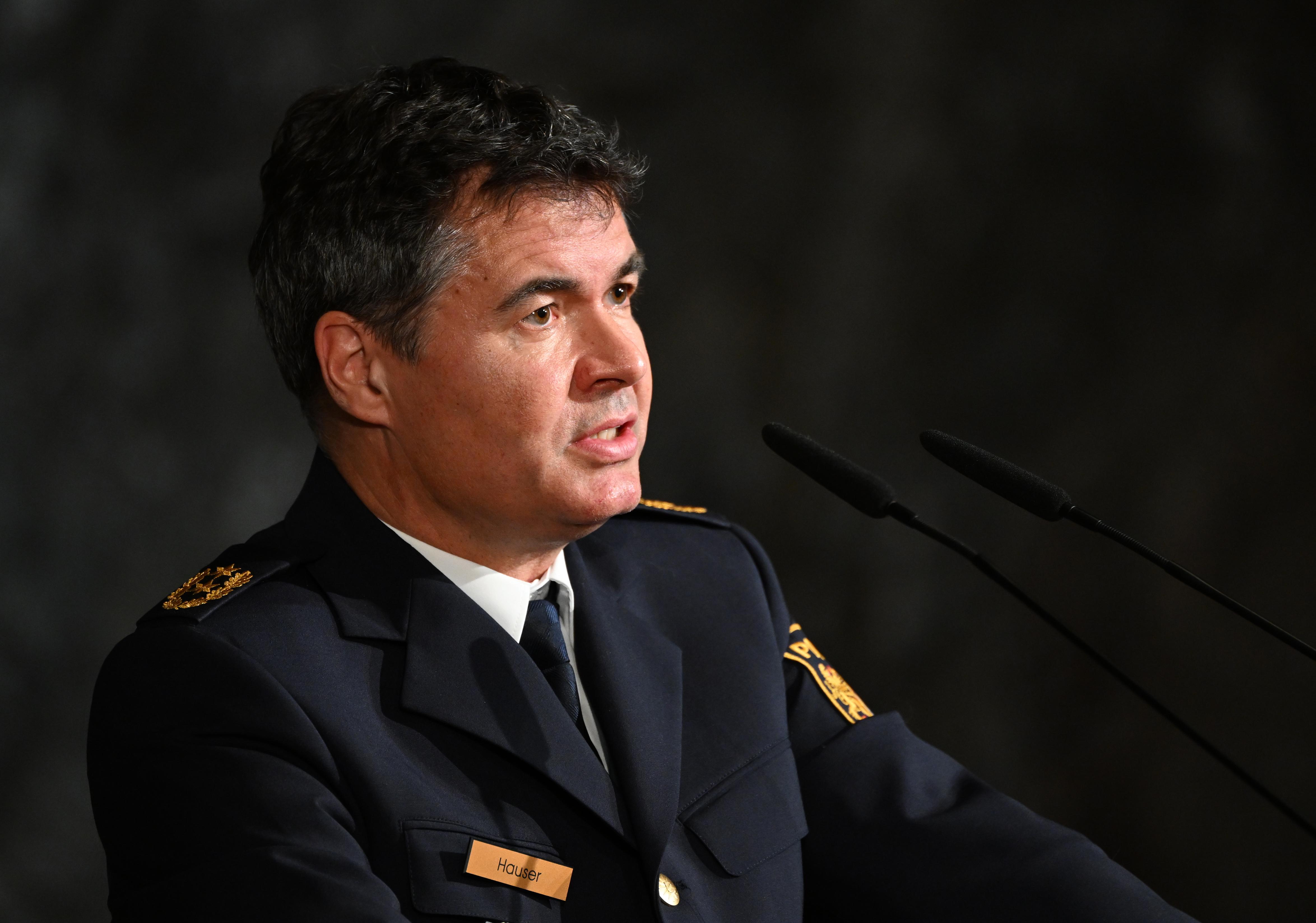 Archivbild: Präsident des Polizeipräsidiums Oberbayern Süd, Manfred Hauser