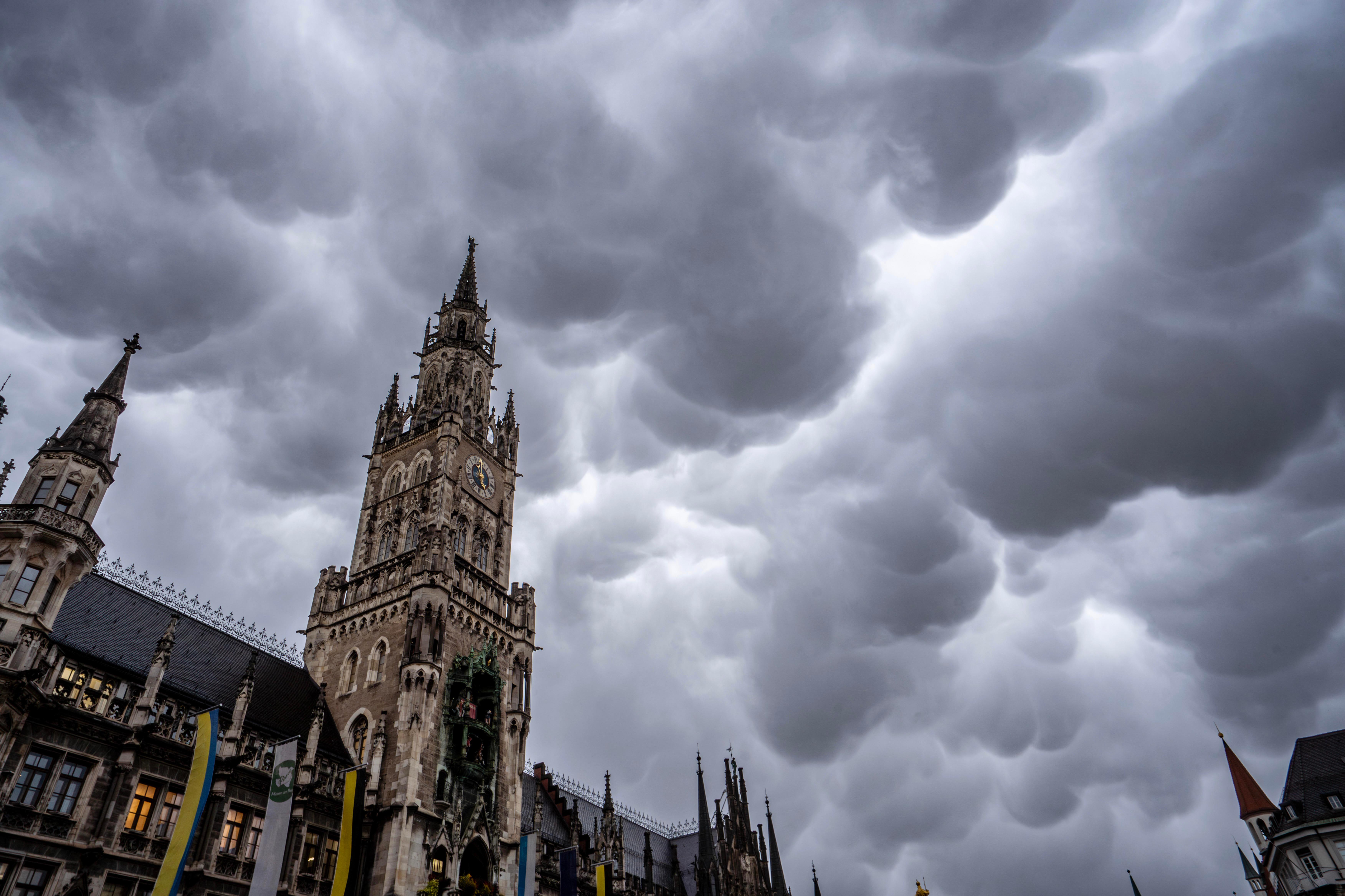 Blick aufs Münchner Rathaus.