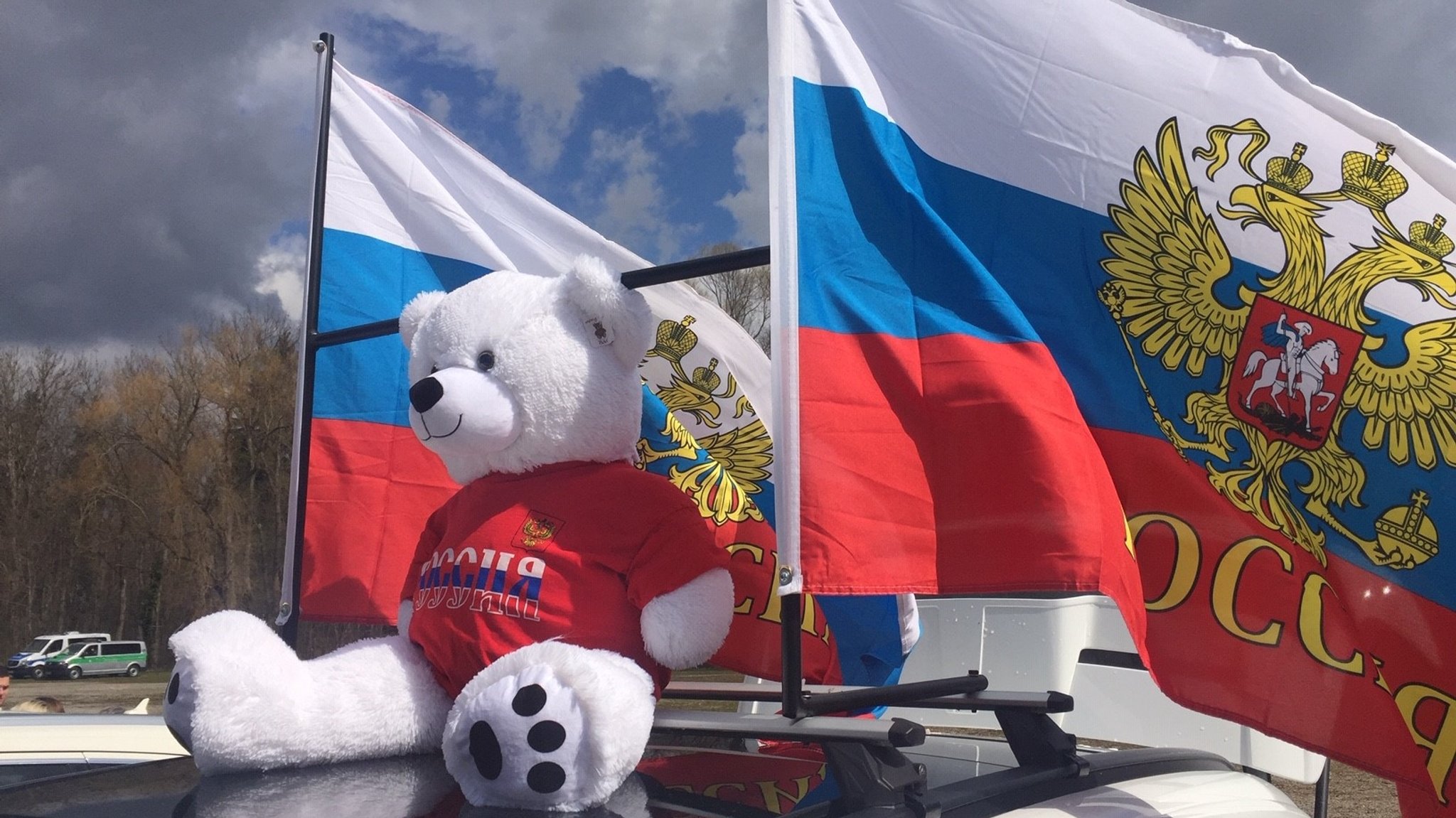 Pro Russland Demonstration im Allgäu