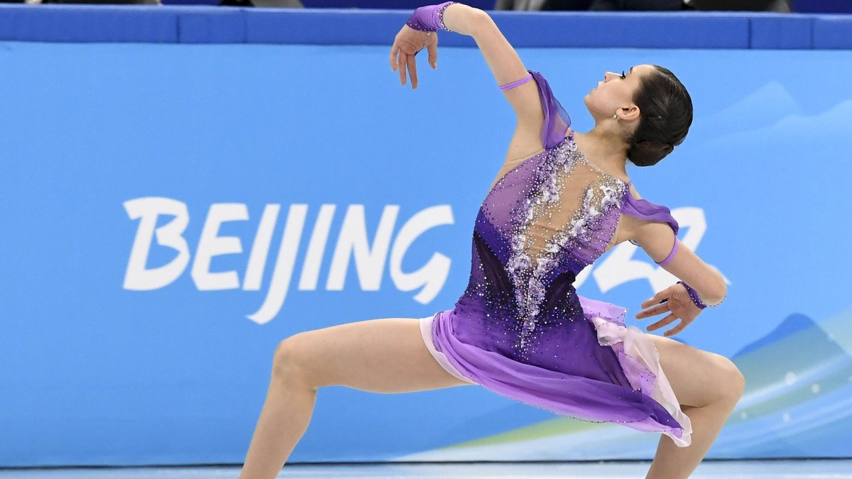 Die russische Eiskunstläuferin Kamila Walijewa.