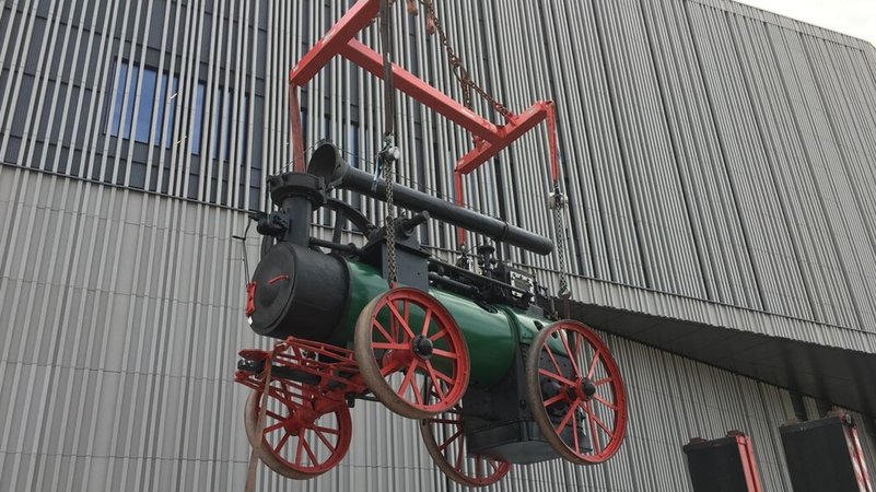 Lokomobil für das Museum der Bayerischen Geschichte