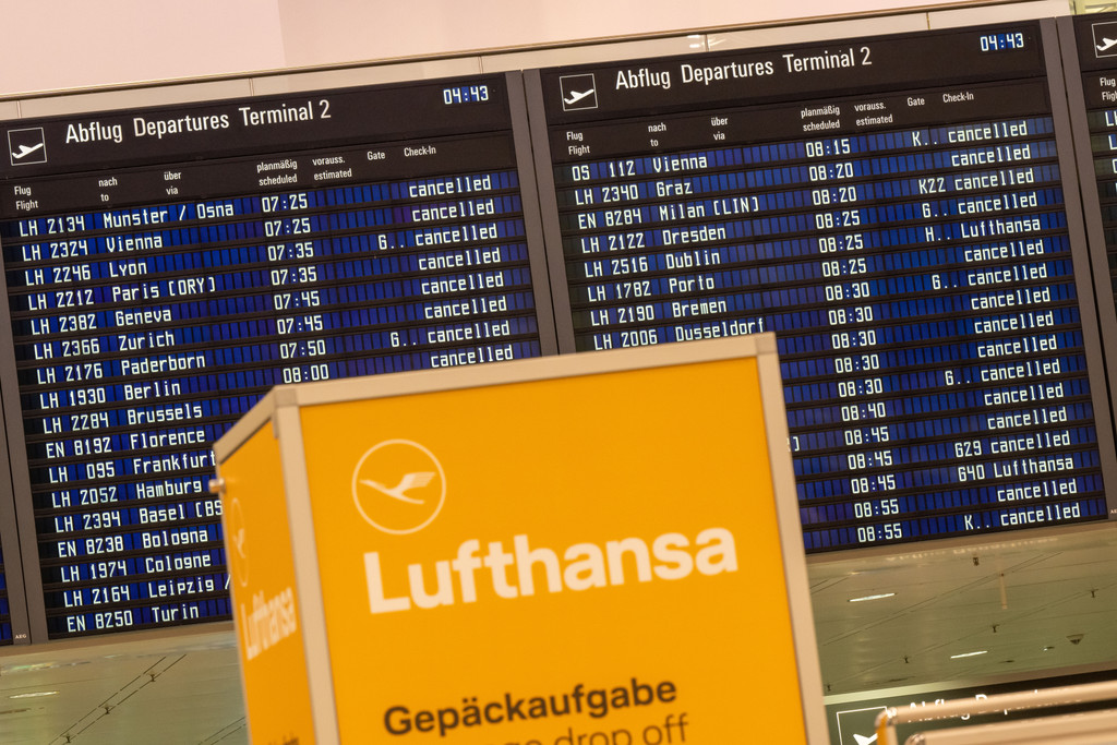 Warnstreik bei der Lufthansa Kein Chaos am Flughafen München BR24