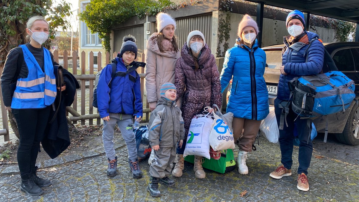 80 Stunden Flucht - Ukrainische Familien in Bayern