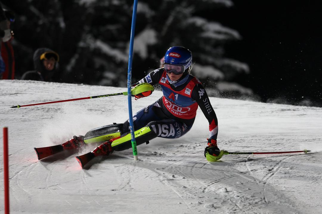 Mikaela Shiffrin beim Skiweltcup in Flachau
