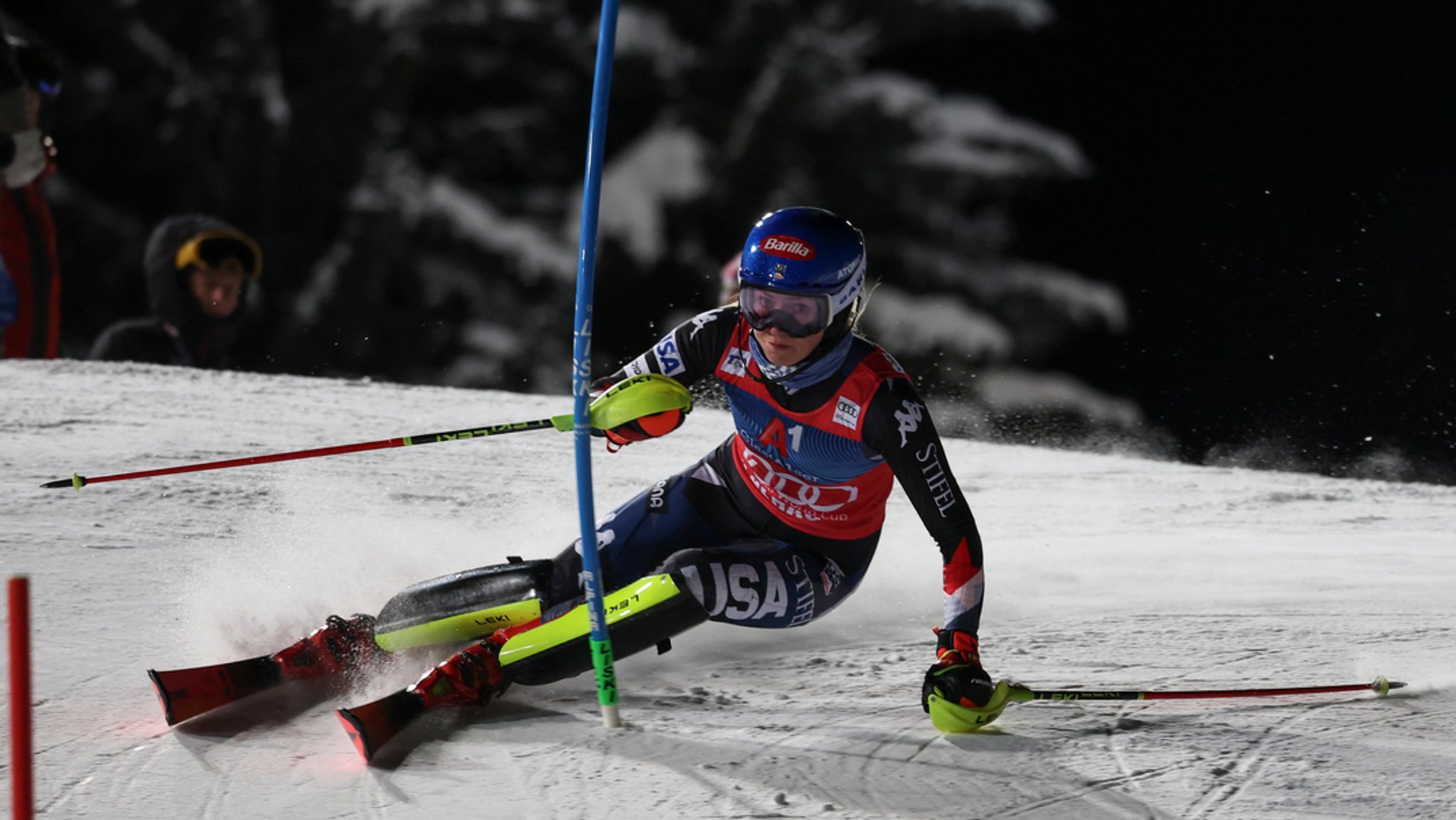 Mikaela Shiffrin beim Skiweltcup in Flachau