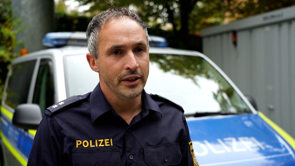 Markus Trieb vom Polizeipräsidium Schwaben Nord | Bild: BR Markus Trieb vom Polizeipräsidium Schwaben Nord