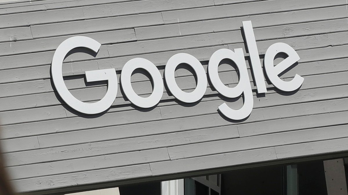 Google-Logo an einem Gebäude in Mountain View