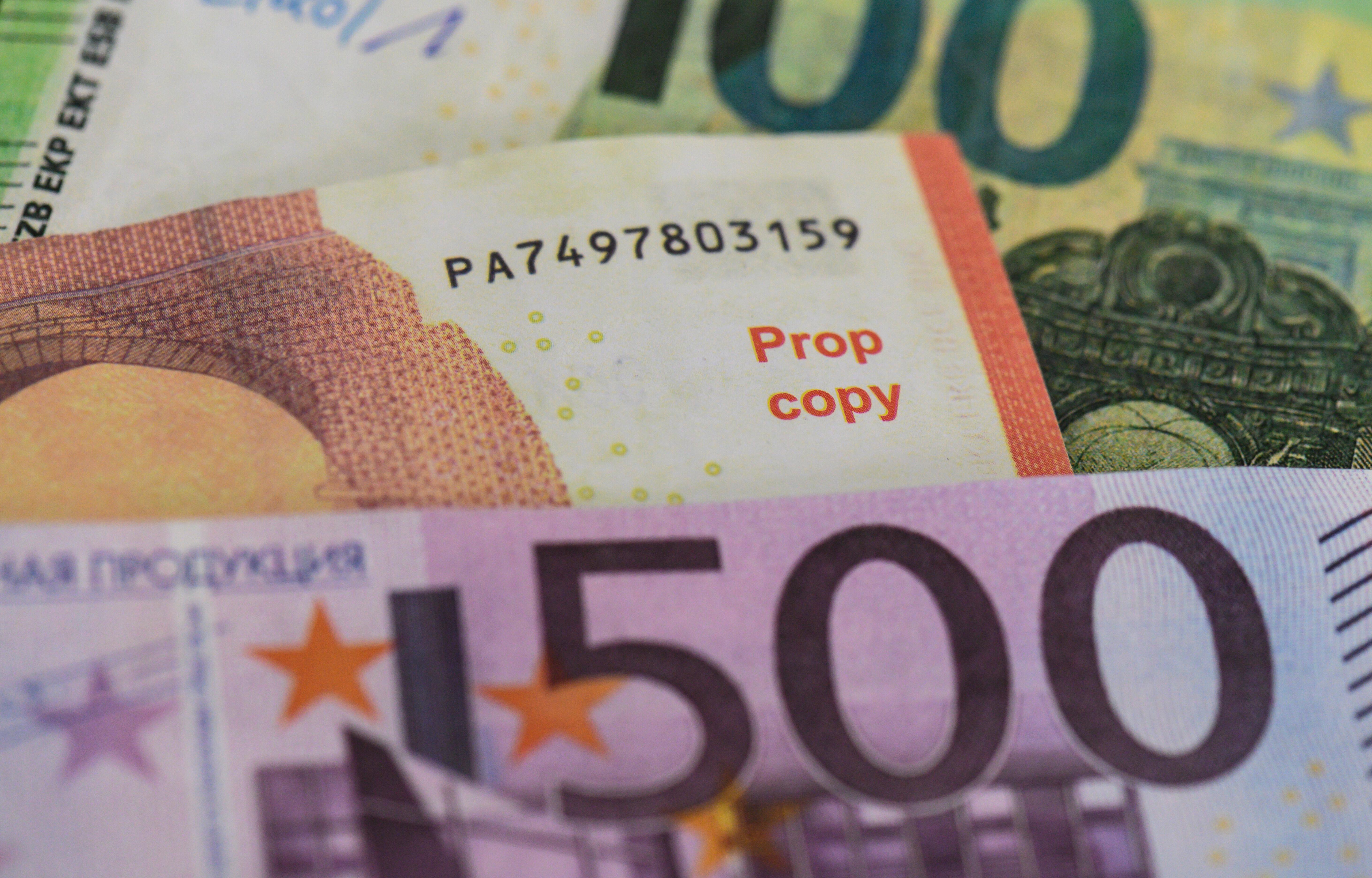 Sogenanntes "Movie Money" trägt Aufdrucke wie "Prop Copy" (Symbolbild)