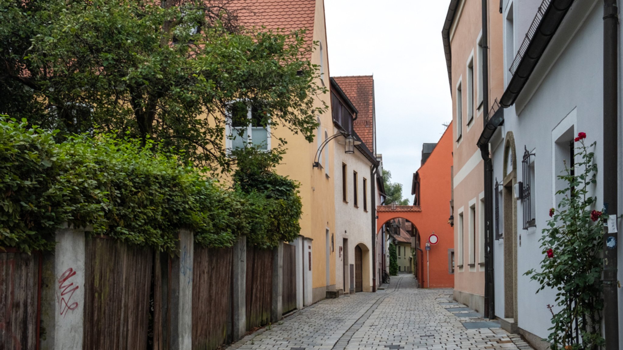 Gasse in der Altstadt von Weiden