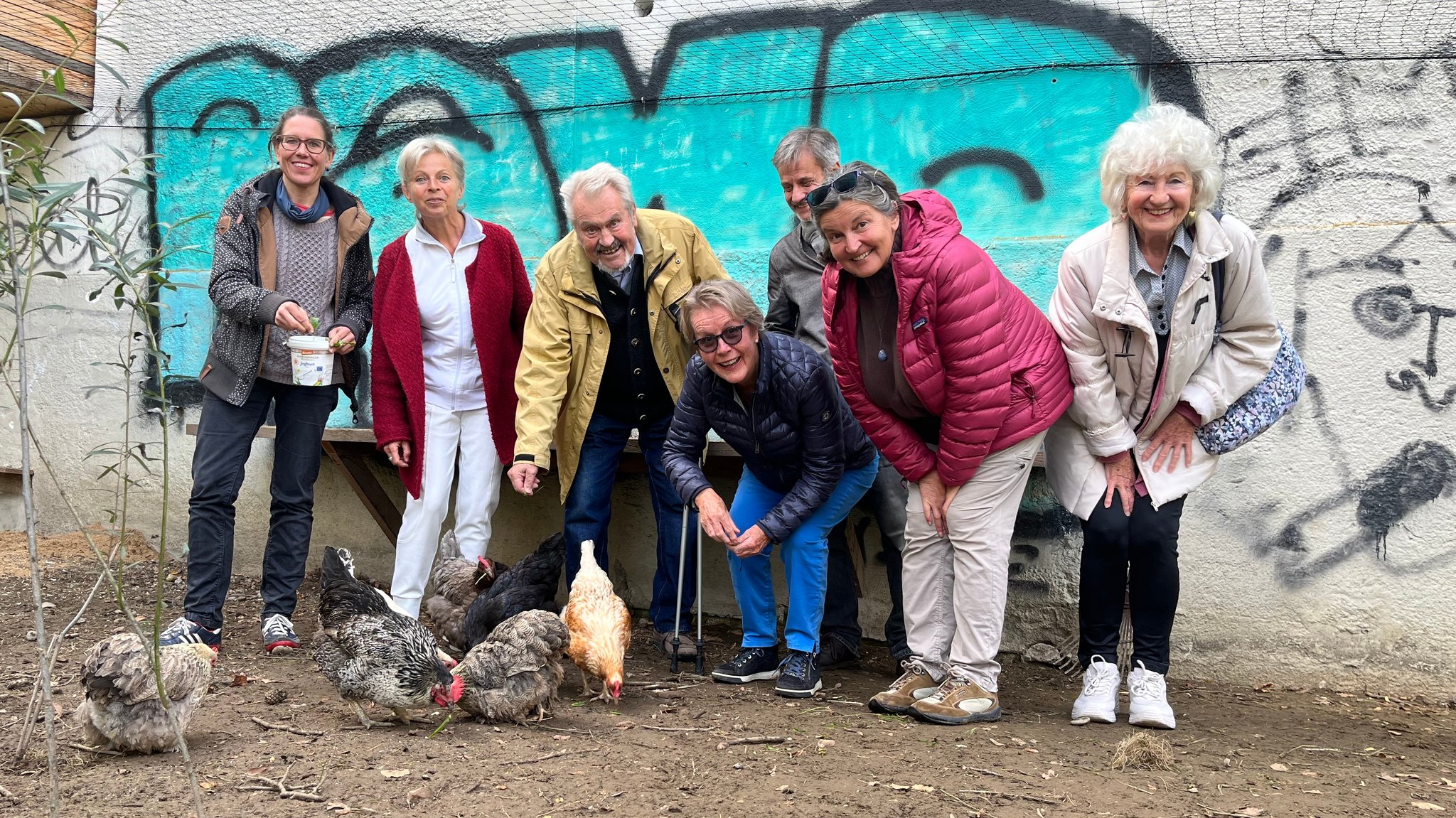 Kunstprojekt in Kempten: Hühner für die Seele