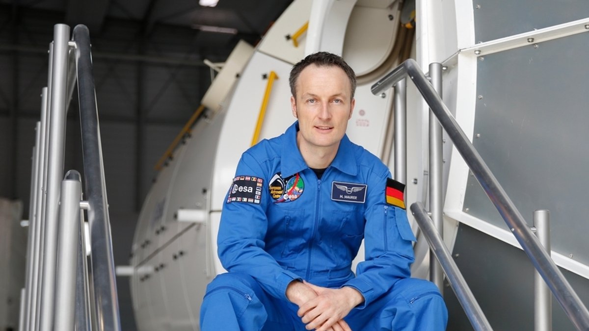 Der deutsche Astronaut Matthias Maurer. Er ist mit Alexander Gerst der zweite Deutsche im aktiven ESA-Astronauten-Korps.