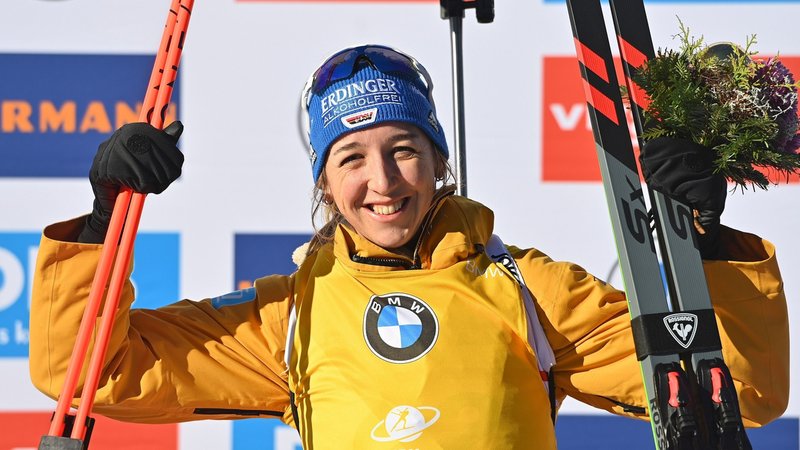 Franziska Preuß in Hochfilzen | Bild: dpa/picture-alliance Franziska Preuß in Hochfilzen