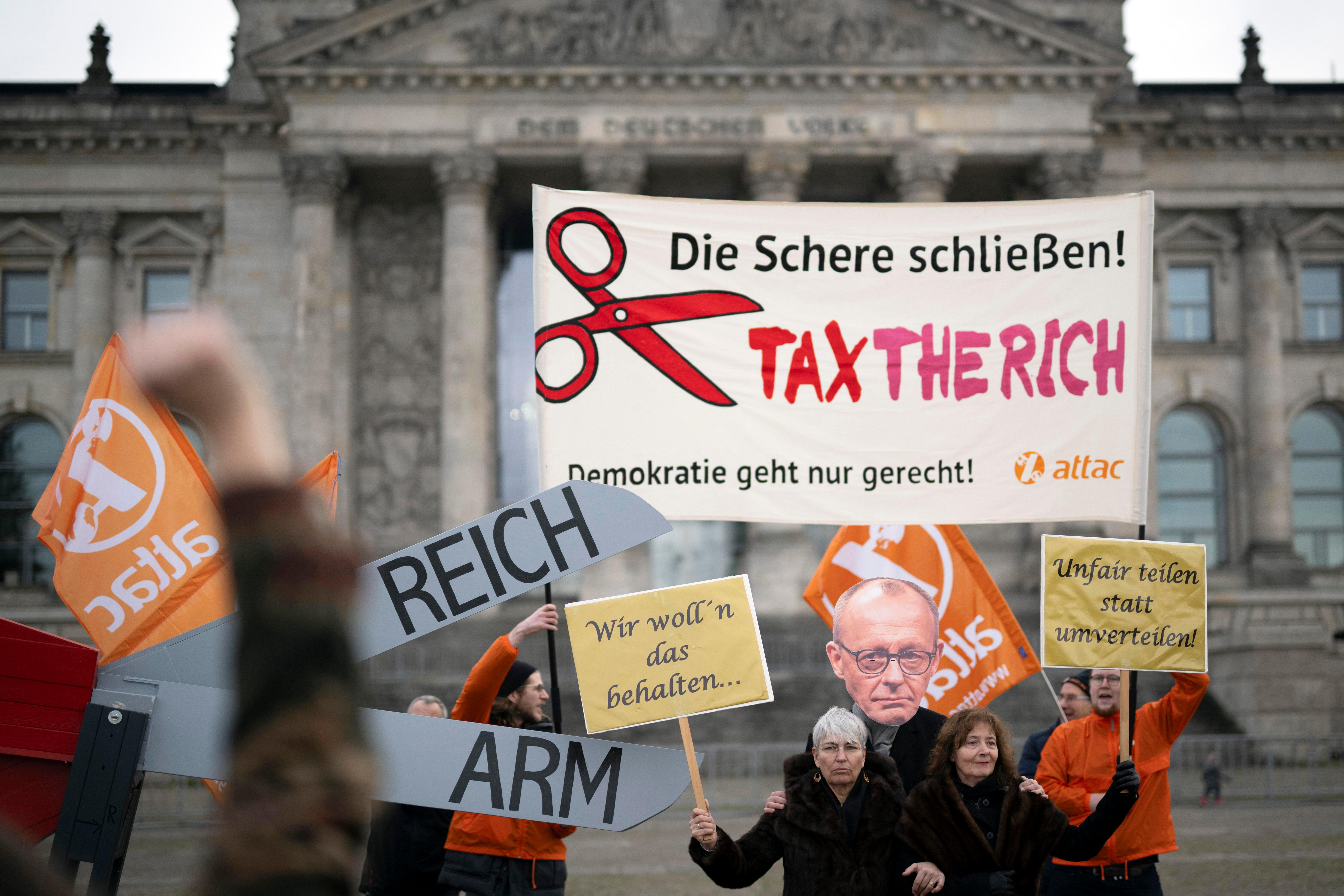 What does the wealth tax achieve?