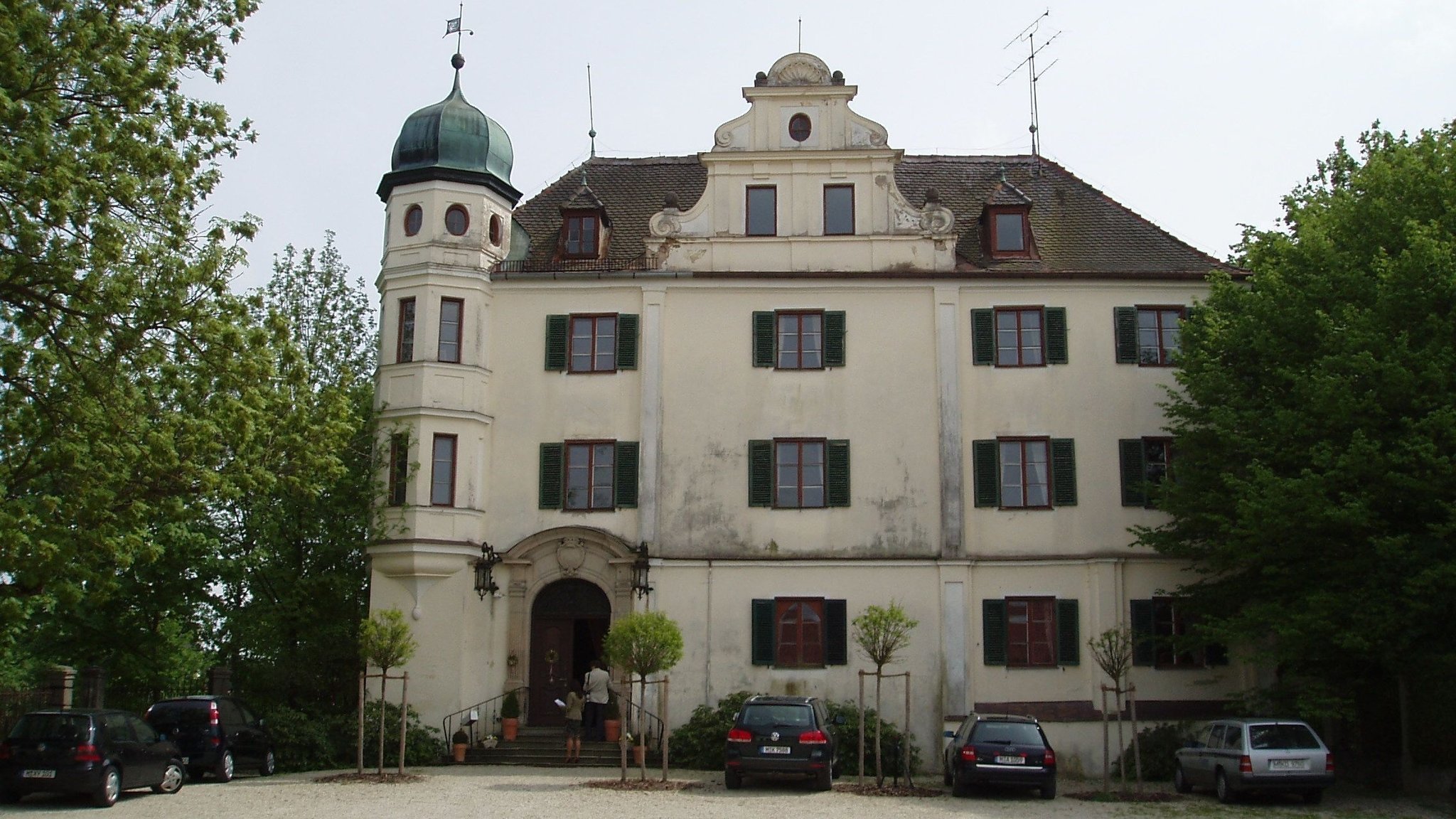 Das Schloss Peuerbach in Bayerbach im Kreis Landshut