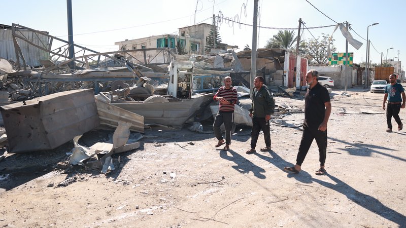 Zerstörung in Gaza, aufgenommen am 16.11.23.