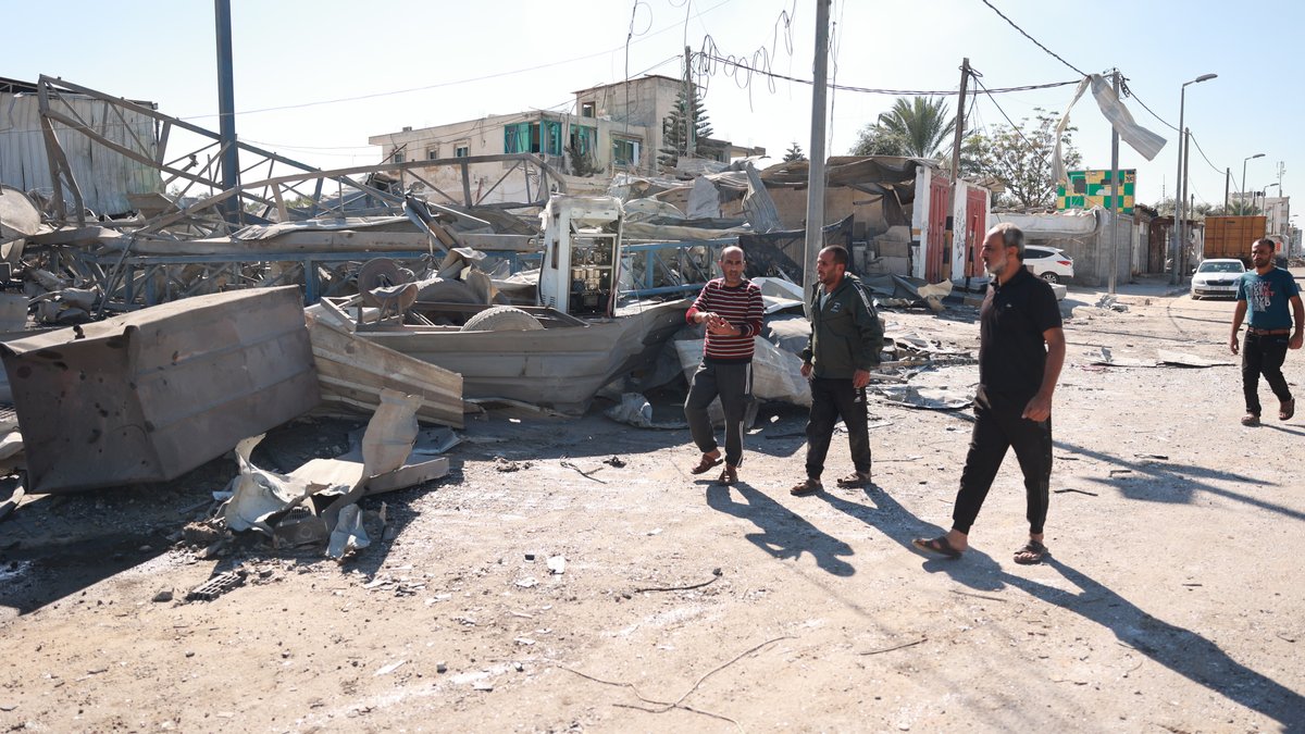 Zerstörung in Gaza, aufgenommen am 16.11.23.