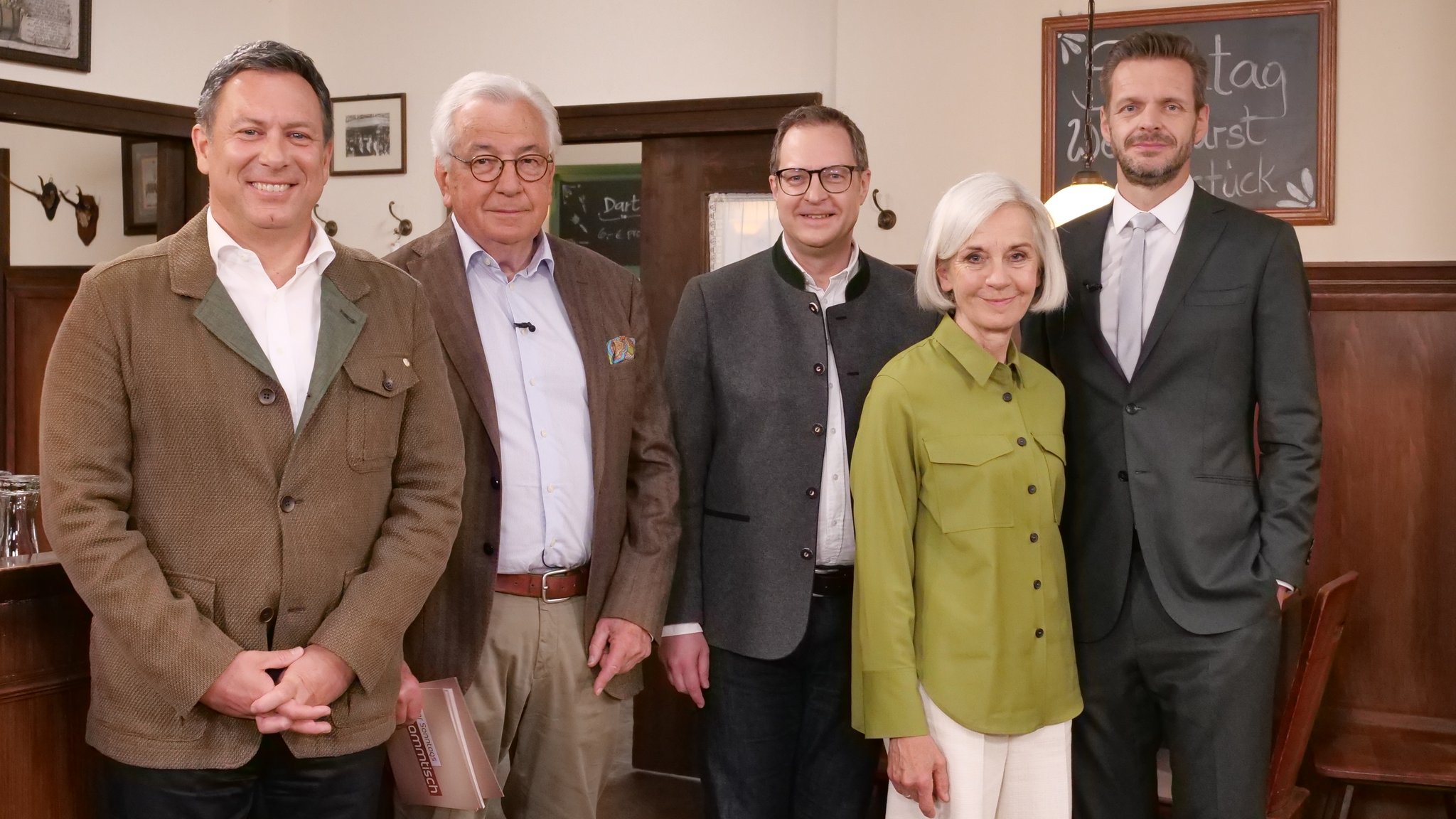 Hans Werner Kilz mit Ursula Münch und Klaus Bogenberger und Martin Huber und Florian Schroeder