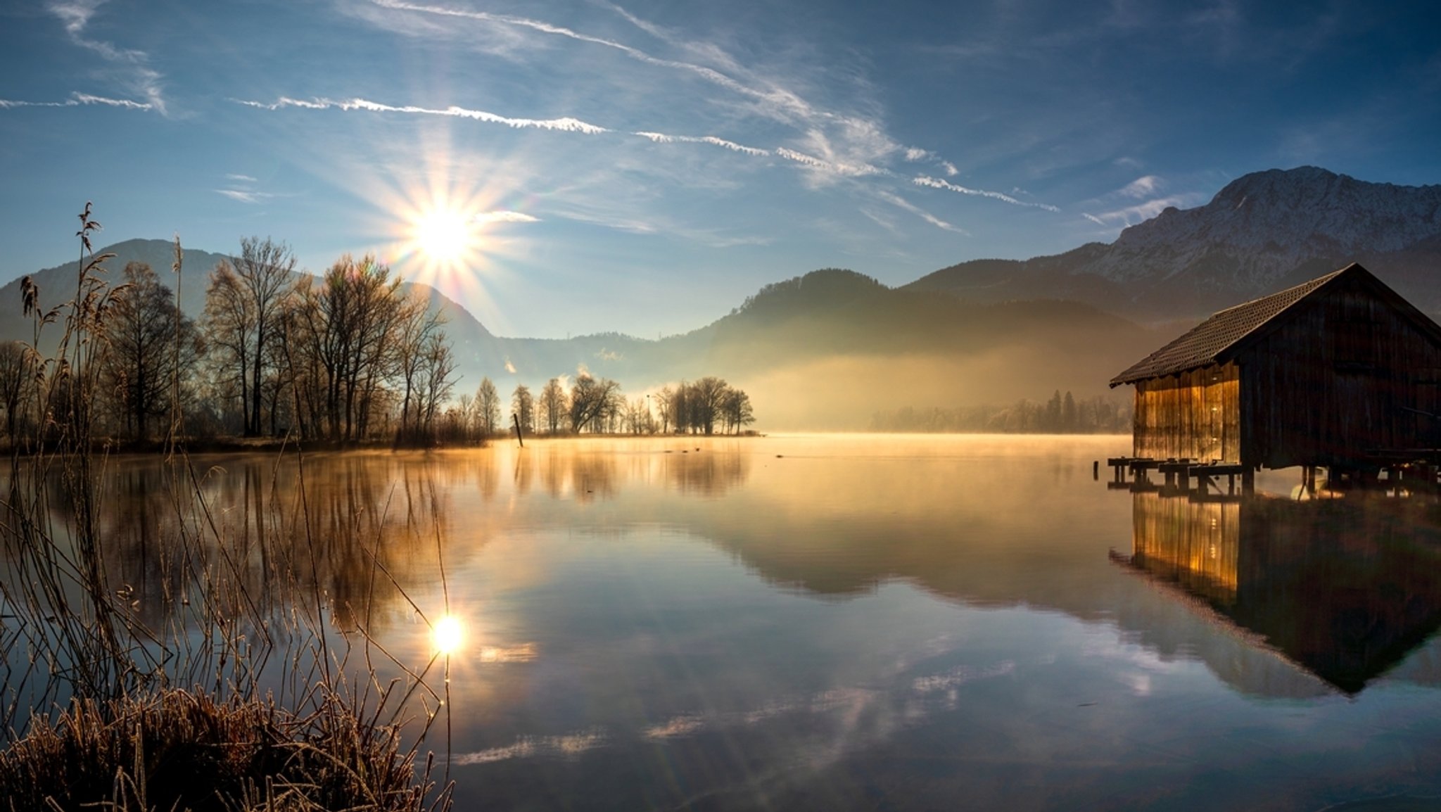 Kochelsee im Winter