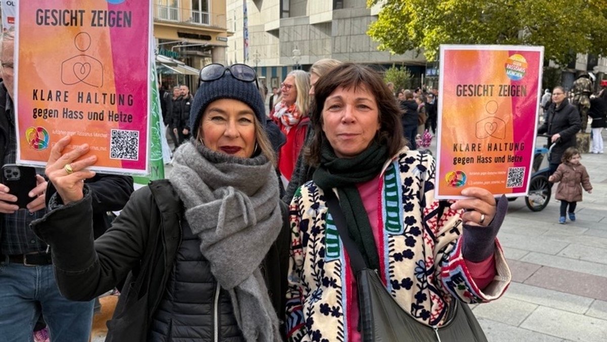 Demo in München gegen Merz' "Stadtbild"-Aussage