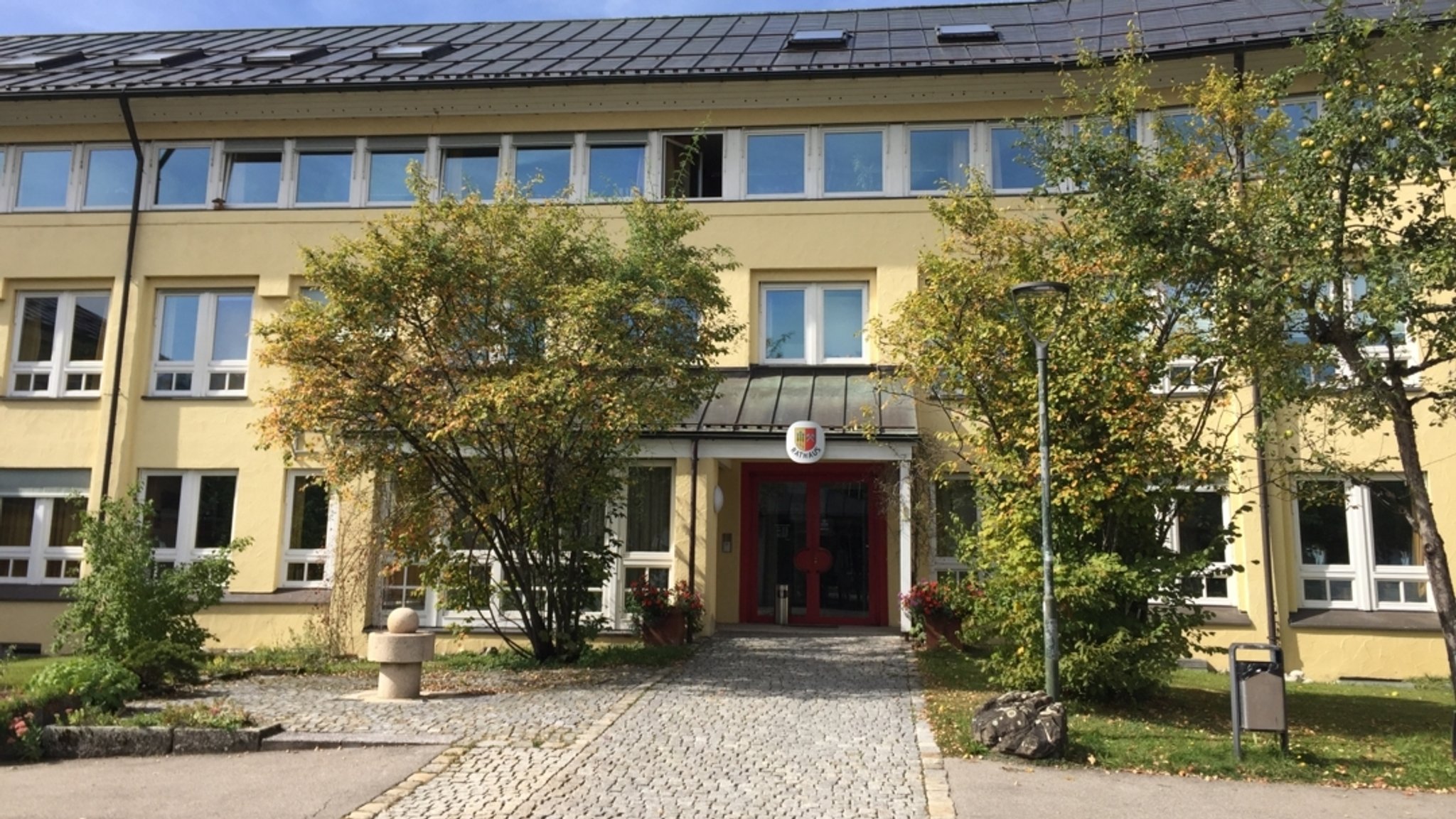 Das Rathaus in Sonthofen.
