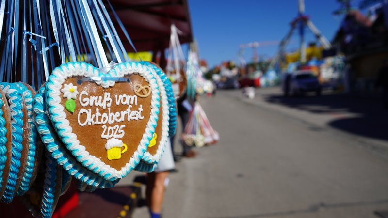 Auf der Theresienwiese finden noch die letzten Arbeiten statt. In zwei Tagen werden hier, auf der Hauptachse, wieder etliche Besucher flanieren. | Bild: BR/Alisa Schröter Auf der Theresienwiese finden noch die letzten Arbeiten statt. In zwei Tagen werden hier, auf der Hauptachse, wieder etliche Besucher flanieren.