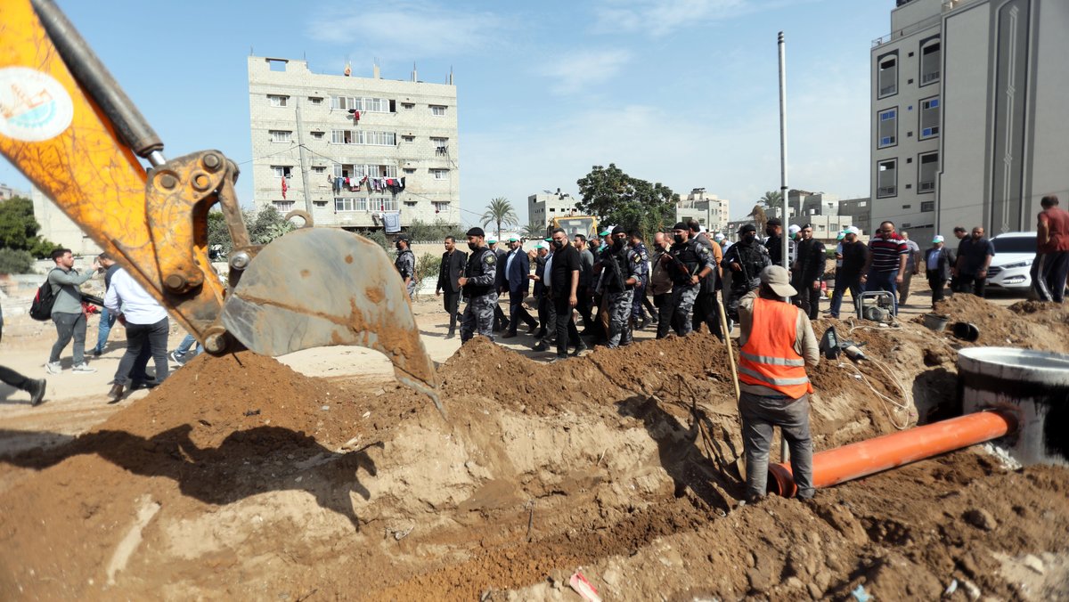 Gazastreifen: Eine Inspektionstour von Politikern. 