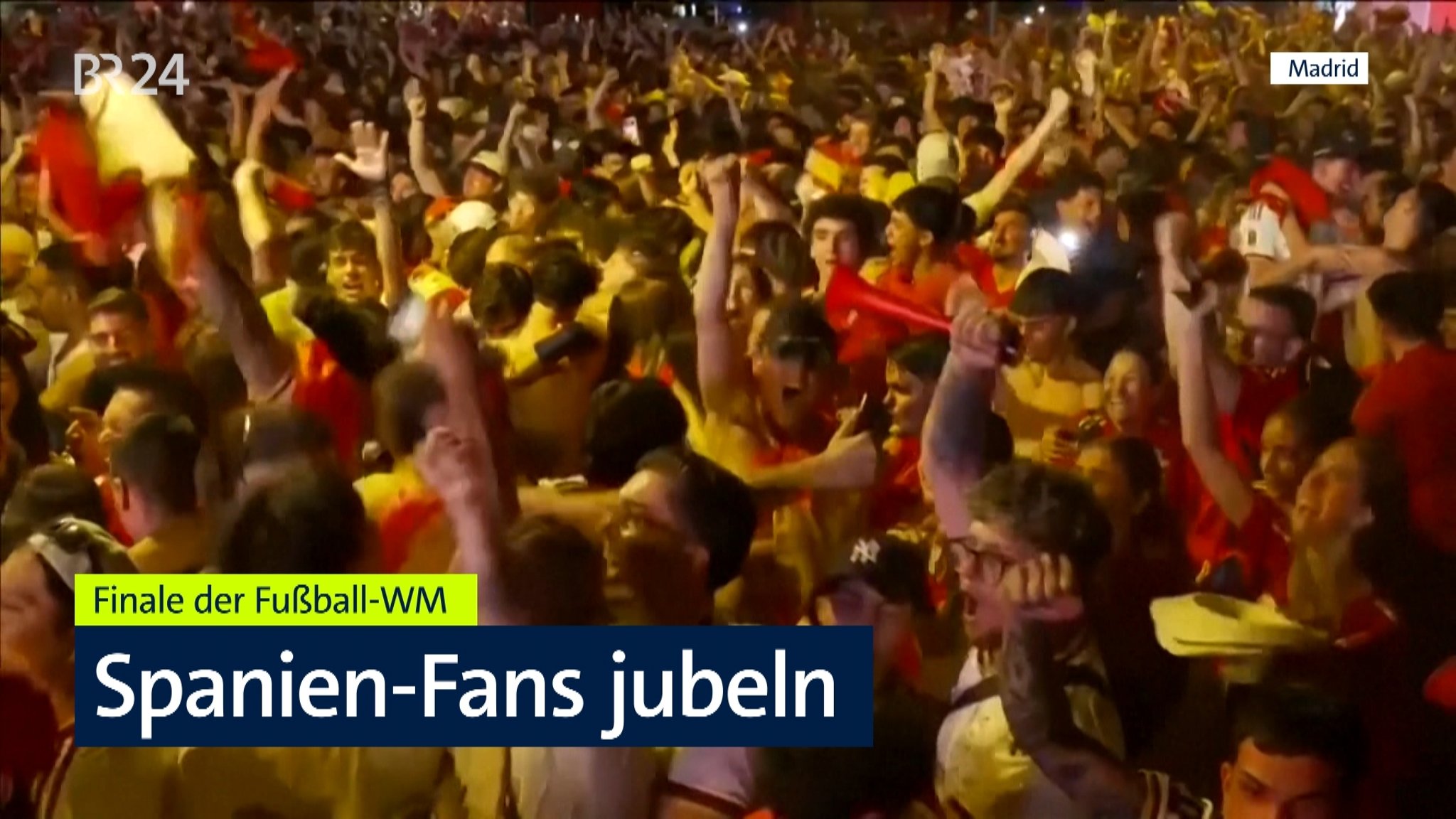 Im Video: Spanier bejubeln zweiten WM-Titel | Bild: BR Im Video: Spanier bejubeln zweiten WM-Titel