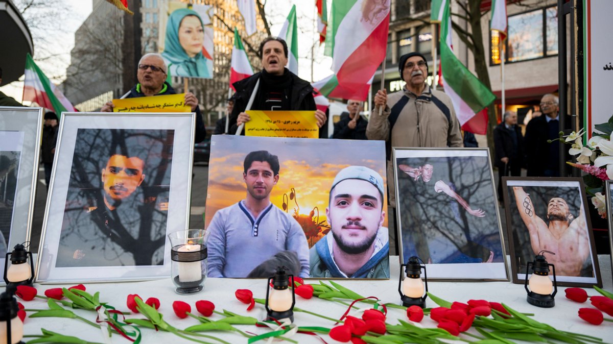 Gedenkveranstaltung für hingerichtete Iraner in Berlin