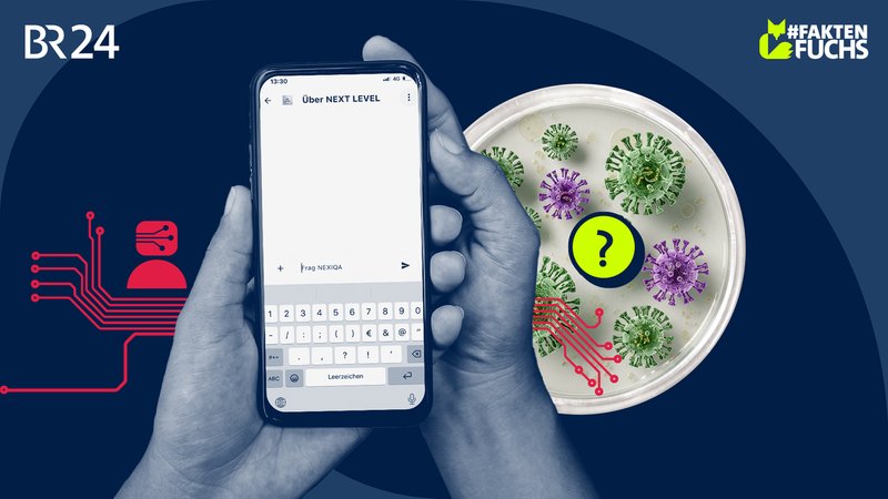 (Symbolbild) Der KI-Chatbot "Nexiqa" bezeichnet sich als "kritischste KI der Welt", antwortet auf Gesundheitsfragen aber mit gesundheitsgefährdender Falschinformation. | Bild: colourbox/Blackzheep; pa/CHROMORANGE | MICHAEL BIHLMAYER (Symbolbild) Der KI-Chatbot "Nexiqa" bezeichnet sich als "kritischste KI der Welt", antwortet auf Gesundheitsfragen aber mit gesundheitsgefährdender Falschinformation.