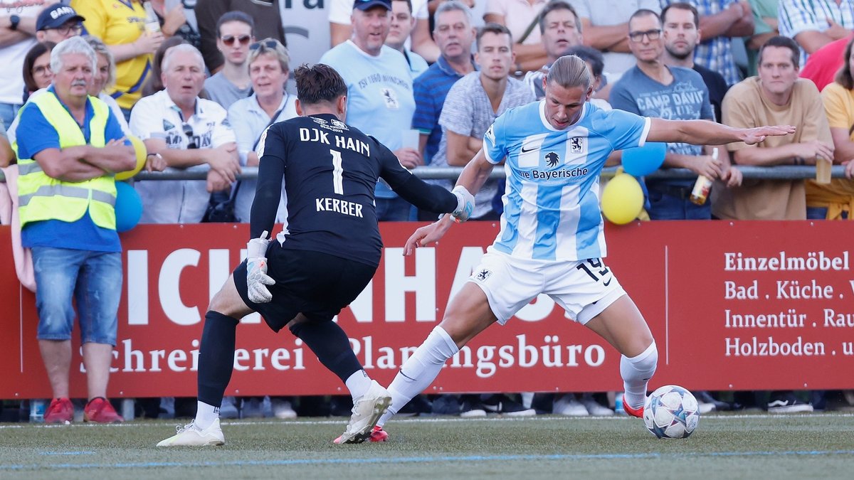 Landespokal: DJK Hain gegen 1860 München endet 0:8