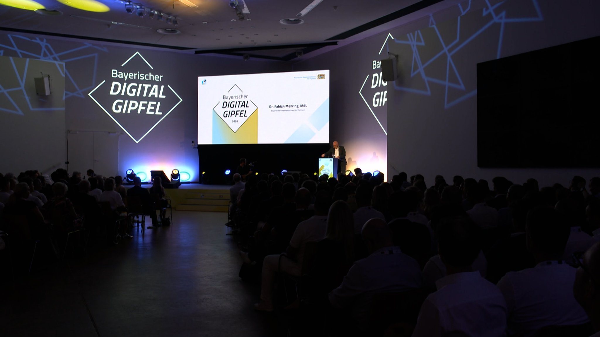 Podium des Bayerischen Digitalgipfels