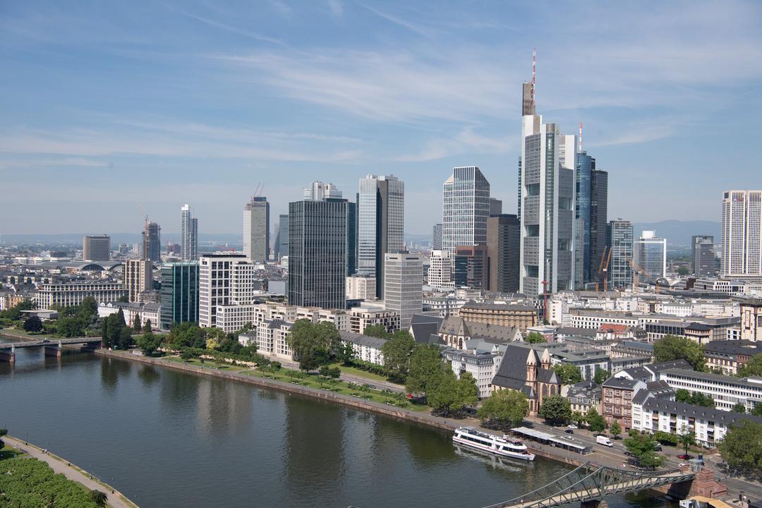Bankenskyline von Frankfurt