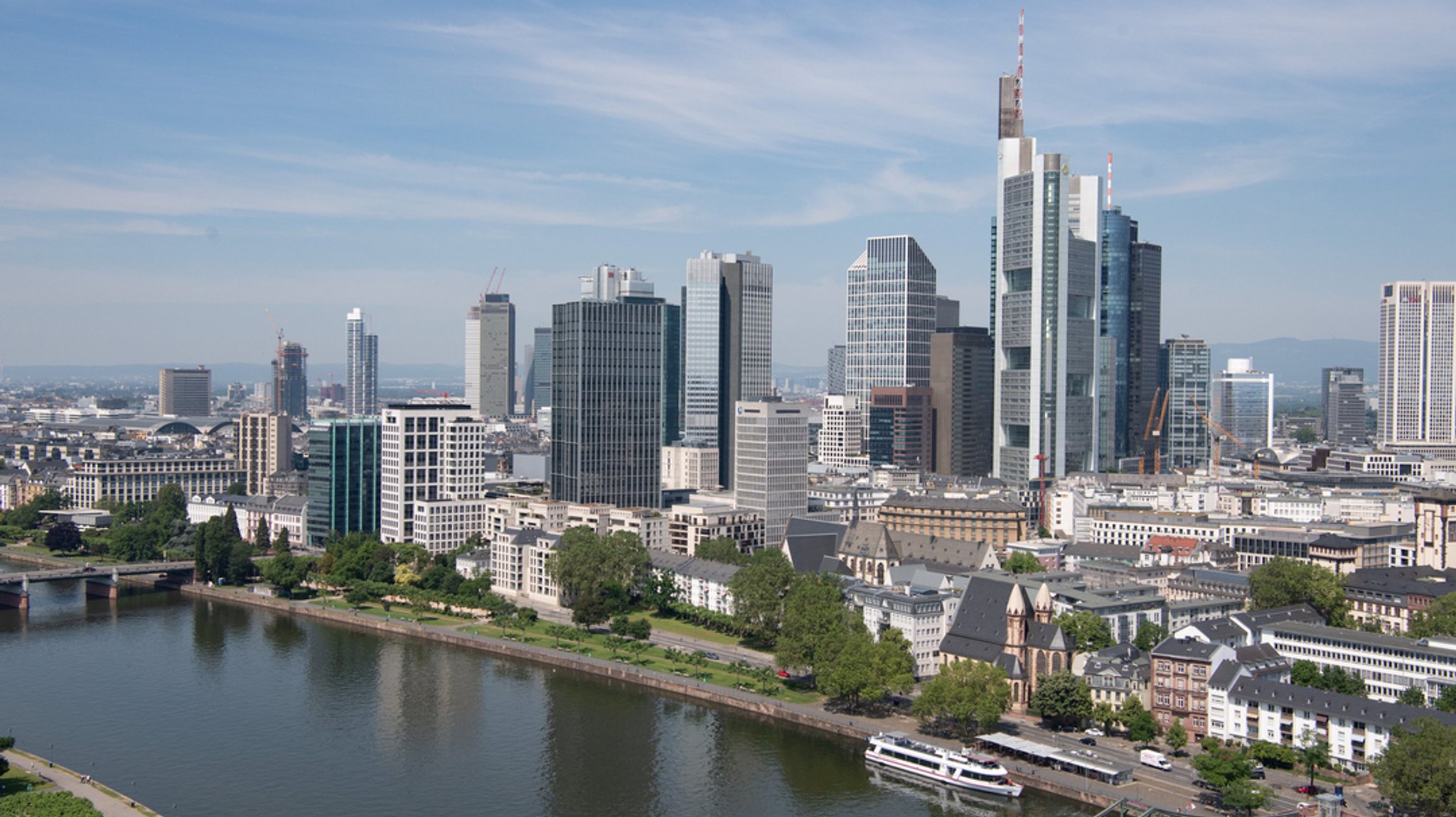 Bankenskyline von Frankfurt