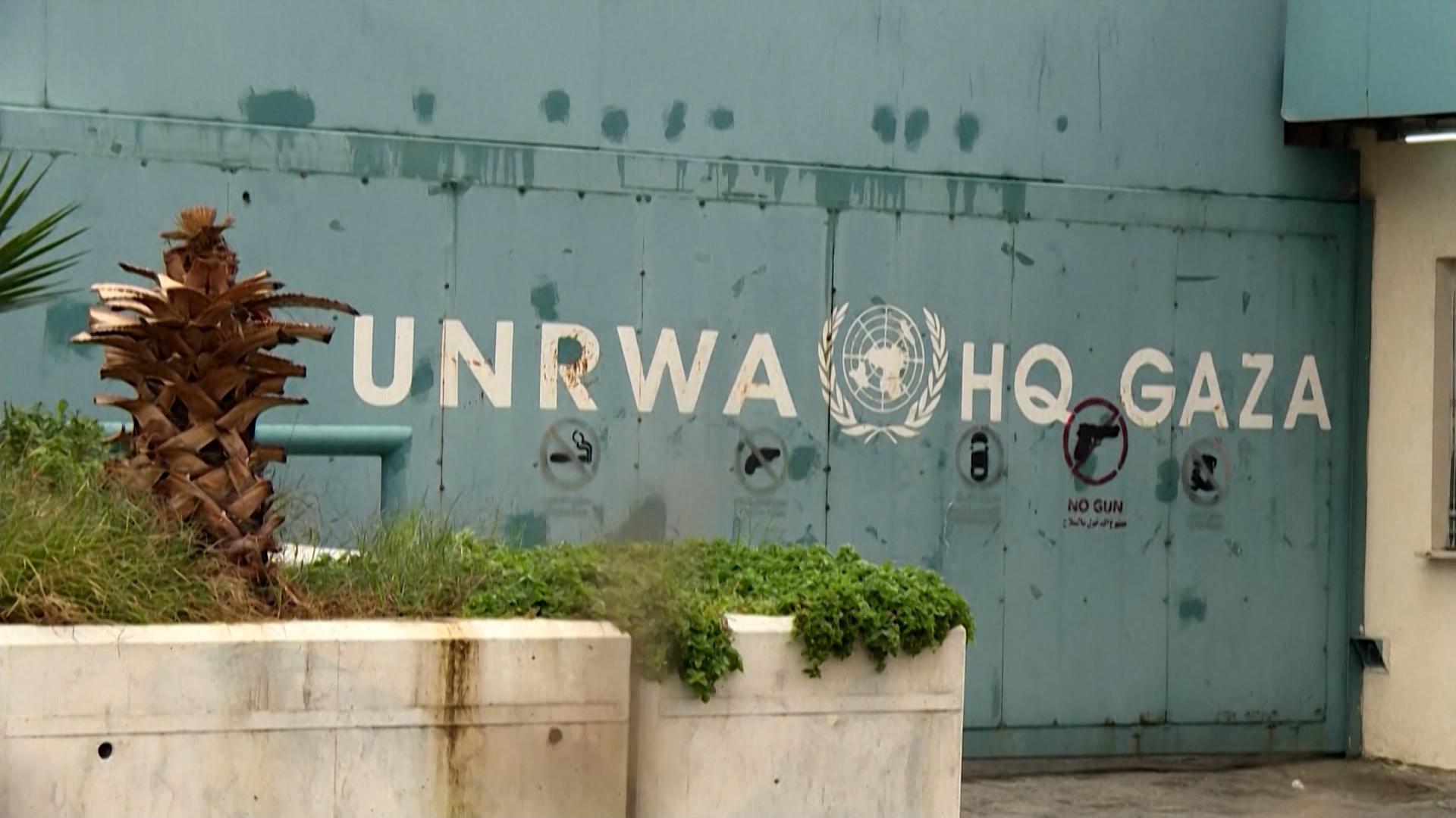 Das Gaza-Hauptquartier von UNRWA
