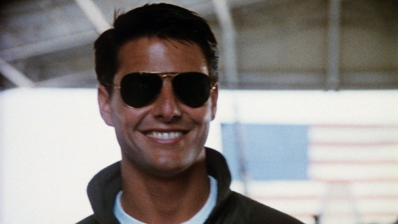 Tom Cruise als Strahlemann und Superpilot in "Top Gun", nun in 4K erhältlich (FIlmszene)