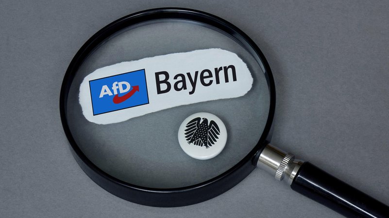 Symbolbild: Beobachtung der AfD Bayern