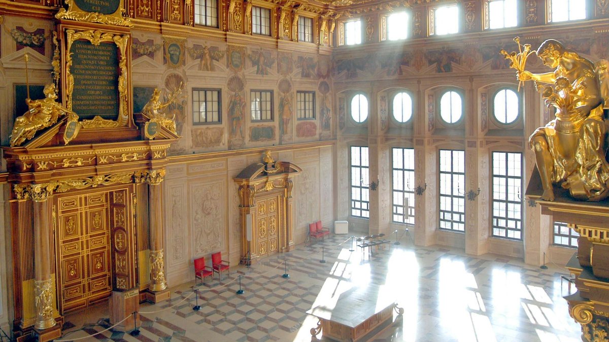 Archivbild: Goldener Saal im Augsburger Rathaus