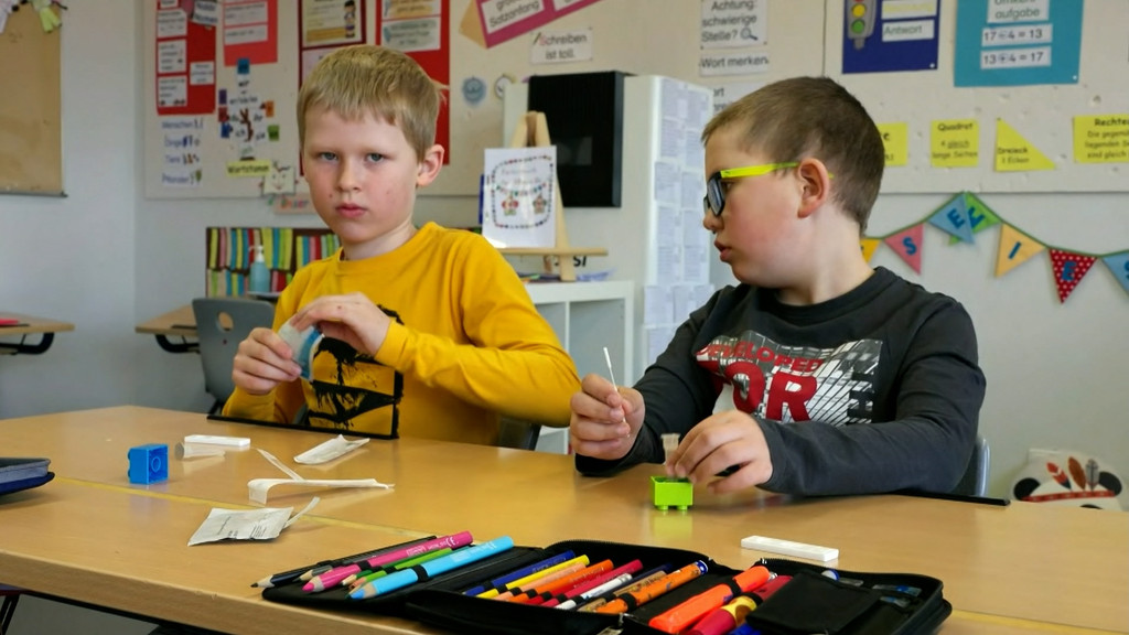 Keine Masken mehr im Unterricht für Grundschüler - wie fühlt sich das an? | Bild: BR Keine Masken mehr im Unterricht für Grundschüler - wie fühlt sich das an?