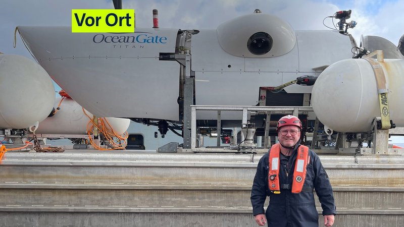 Arthur Loibl aus Straubing bestieg die "Titan" – kurz bevor das U-Boot selbst zur Tragödie wurde. | Bild: Arthur Loibl Arthur Loibl aus Straubing bestieg die "Titan" – kurz bevor das U-Boot selbst zur Tragödie wurde.