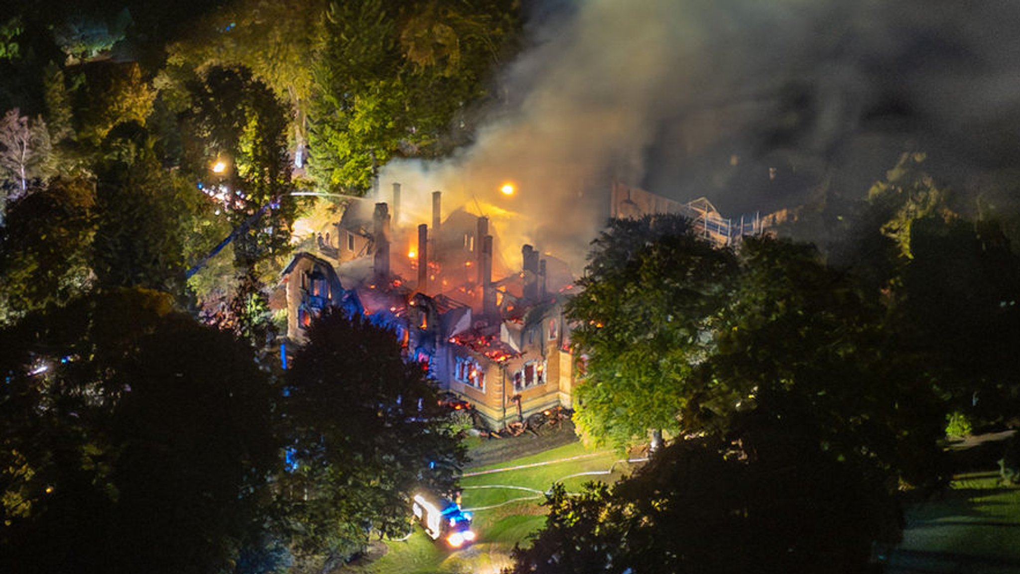 Thurn und Taxis Jagdschloss-Brand war kein Brandanschlag 